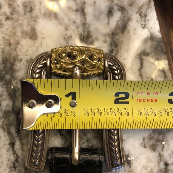 Brighton Two Tone Black/Brown medium belt main image 6